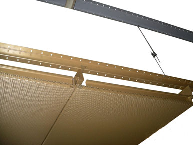 Подвесной потолок из ПВЛ: скрытая подвесная система